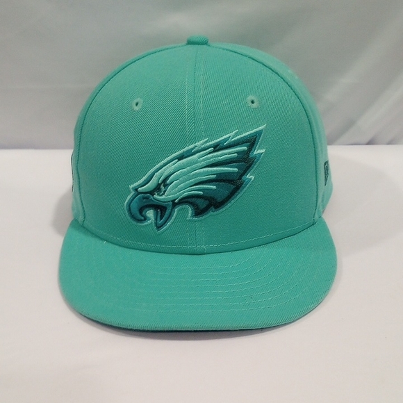 PHILADELPHIA EAGLES NFL Teal Hat with Embroidered Logo - Picture 1 of 6